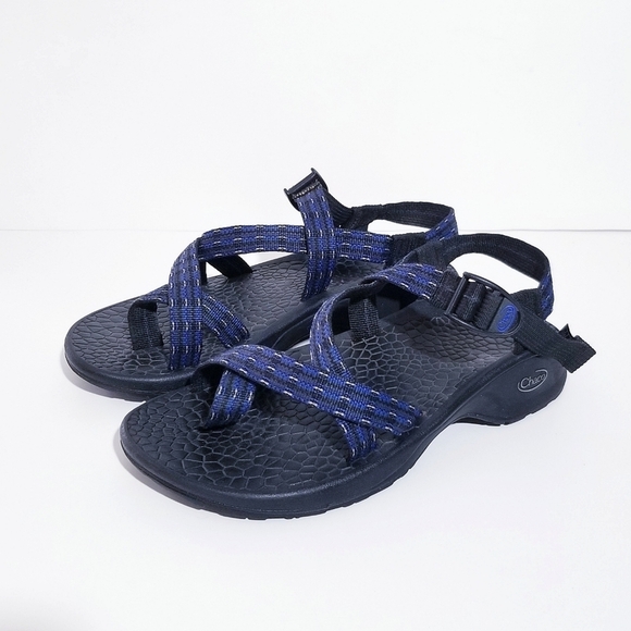 CHACO Blue Uptread Ecotread 2 Sandal V2 Outdoor Hiking Sandals Size 9 - Picture 5 of 15